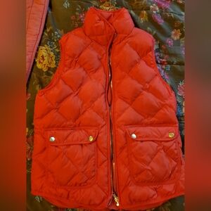 Woolrich Red Quilted Vest